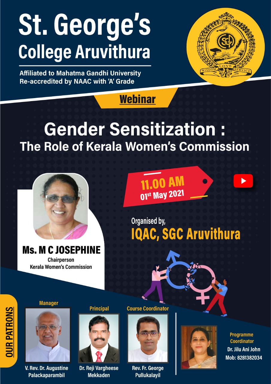Webinar - Gender Sensitization : The Role of Kerala Women's Commission